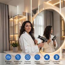 5-in-1 Ionic Hair Dryer Set with 1800W Power and LCD Display